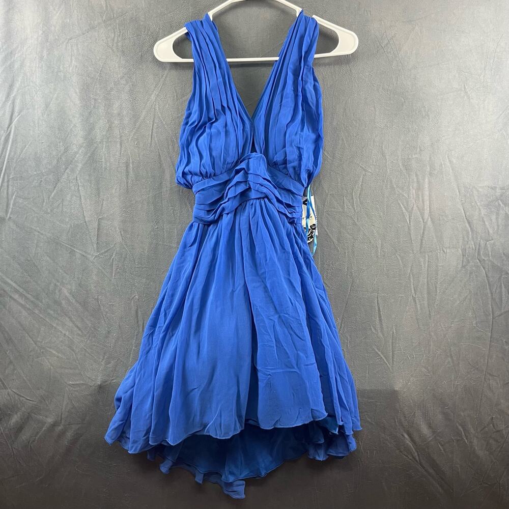 Way-In Halter Pleated Mini Dress Nordstrom Layered New With Tags Size 5 Juniors